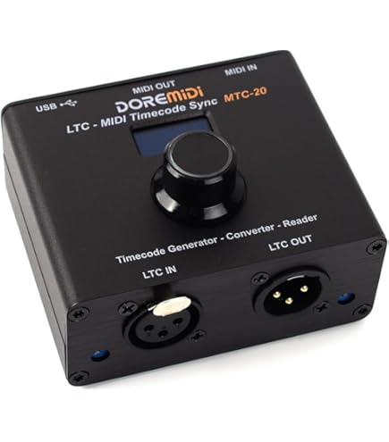 Amazon.co.jp: DOREMiDi タイムコードセンター MTC-30 サポート タイム